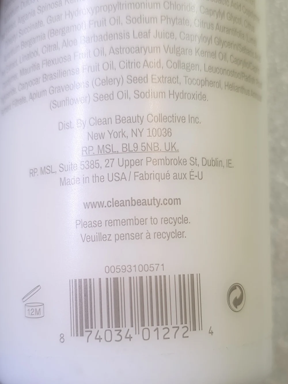 Clean Reserve Buriti & Tucuma Essential Conditioner - White